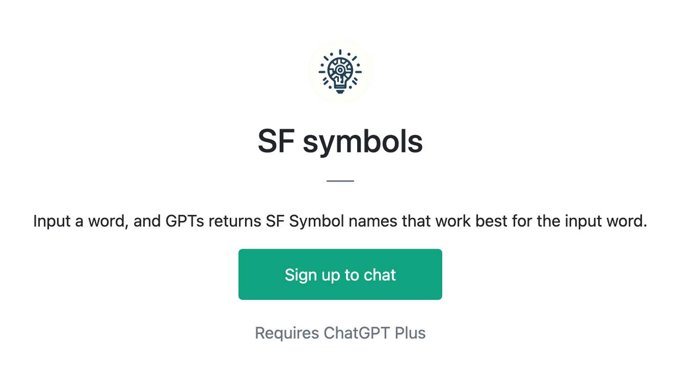 SF symbols Screenshot