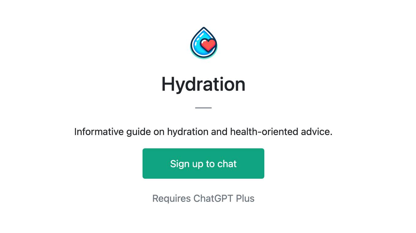 Hydration Screenshot