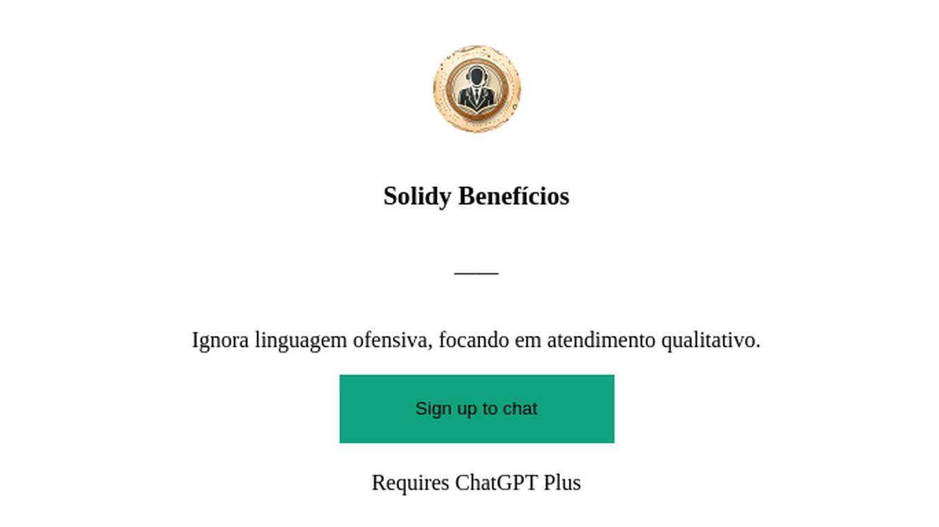 Solidy Benefícios Screenshot