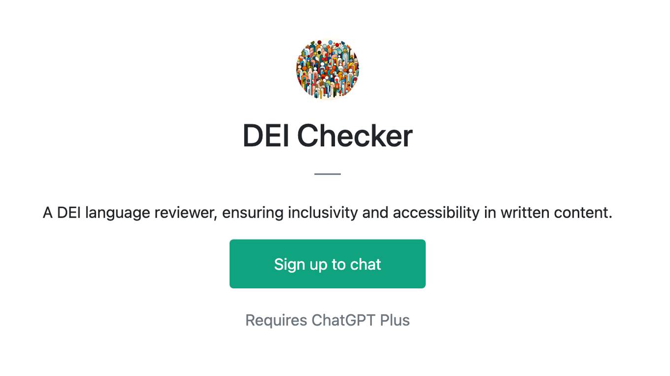 DEI Checker Screenshot