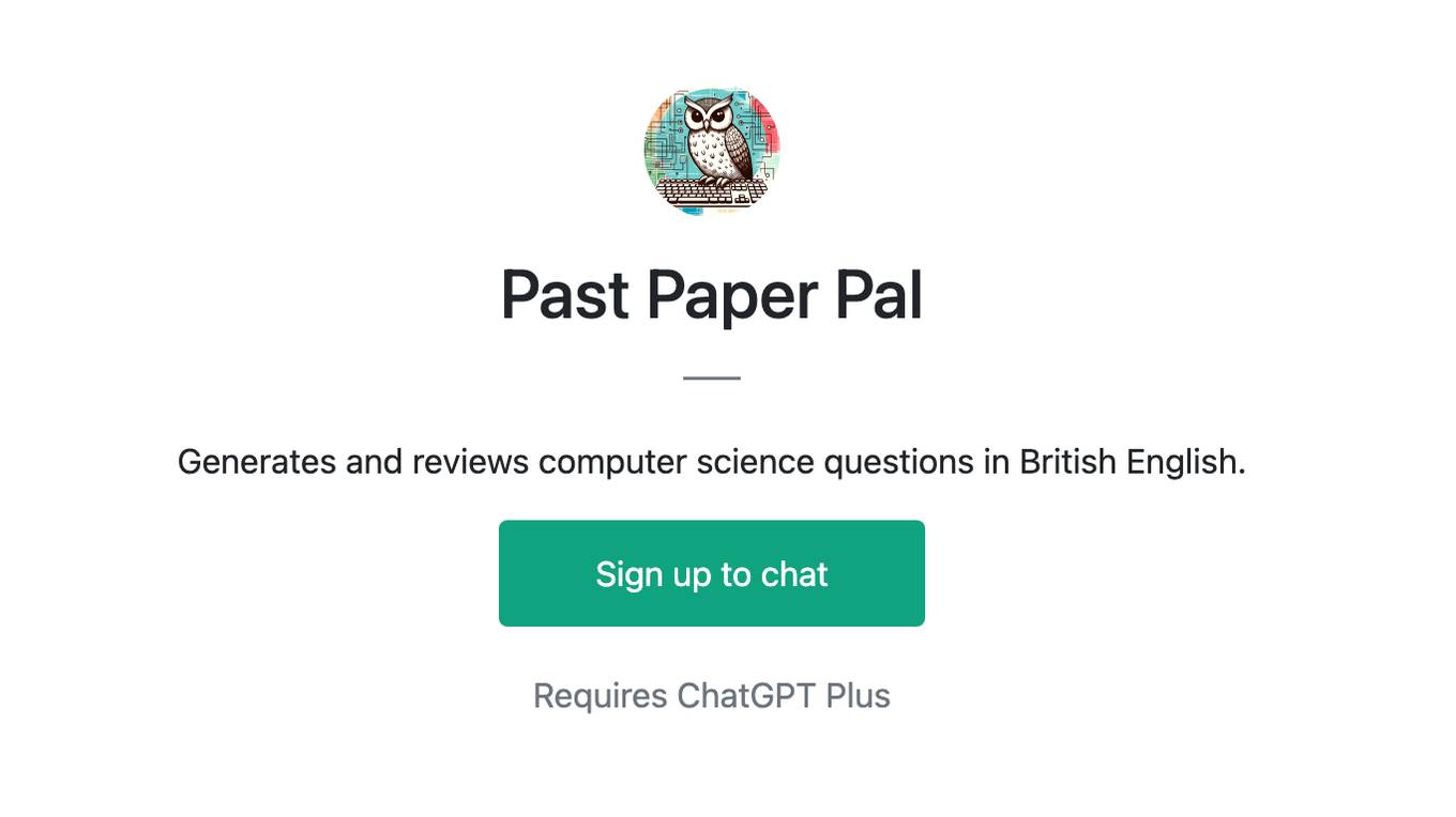 Past Paper Pal Screenshot