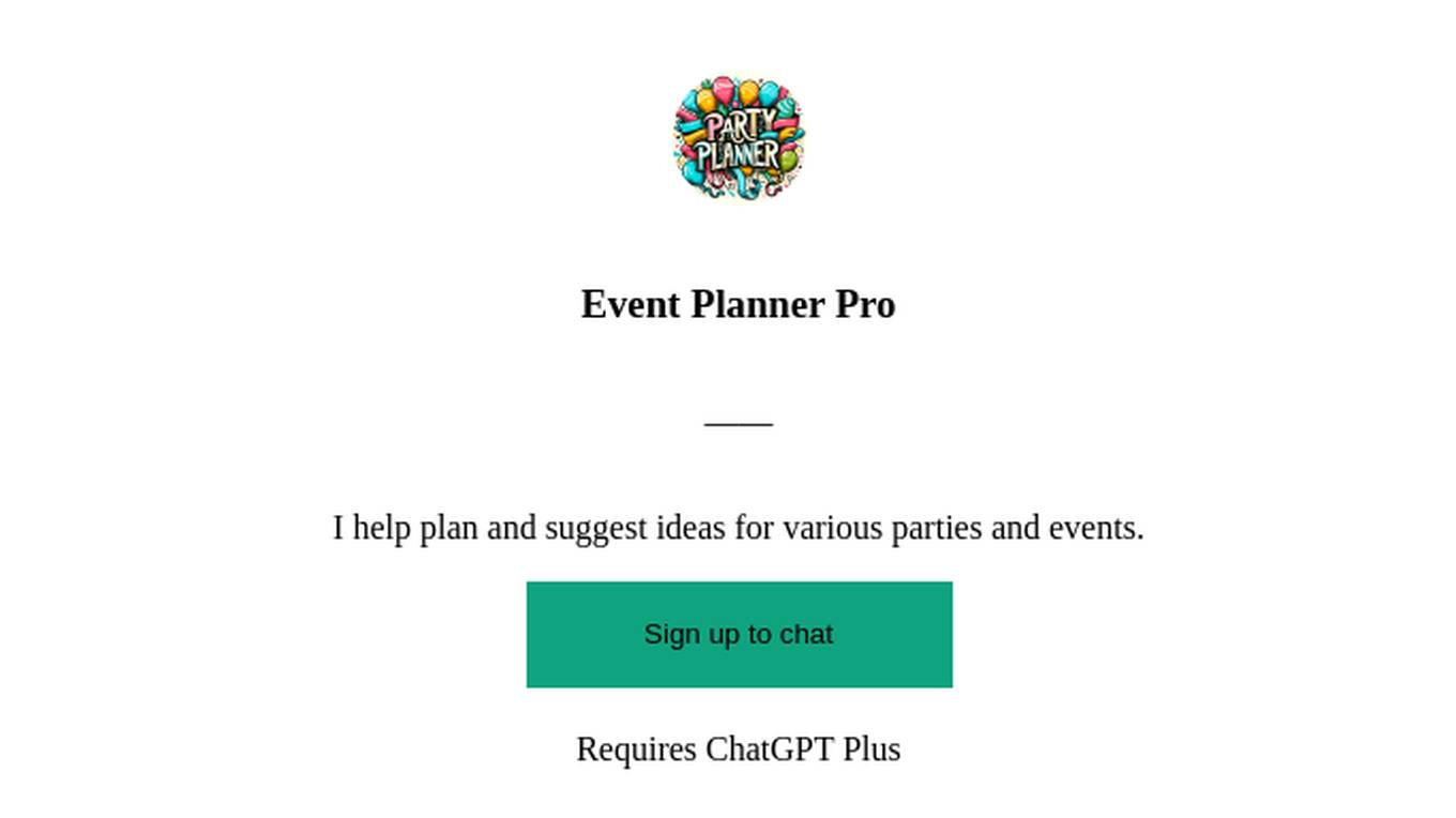 Event Planner Pro Screenshot