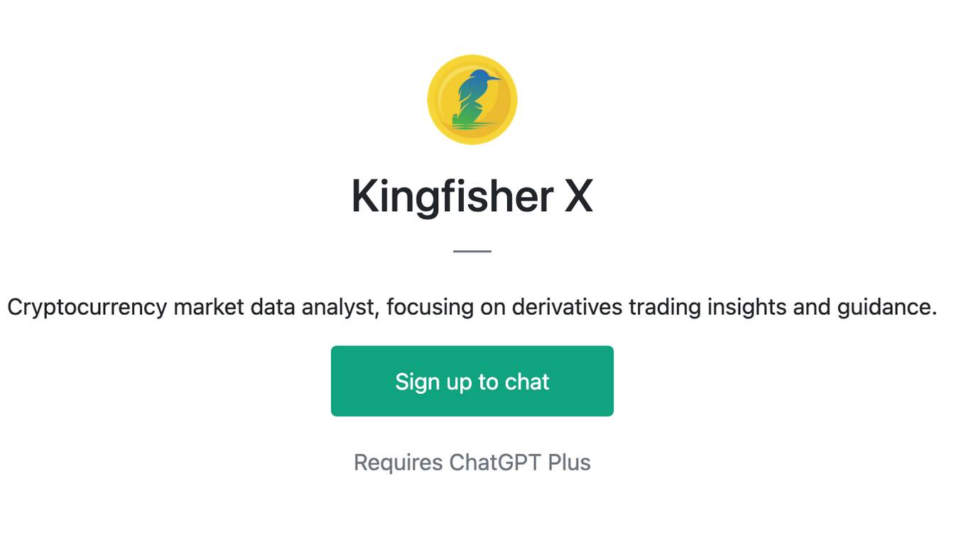 Kingfisher X Screenshot