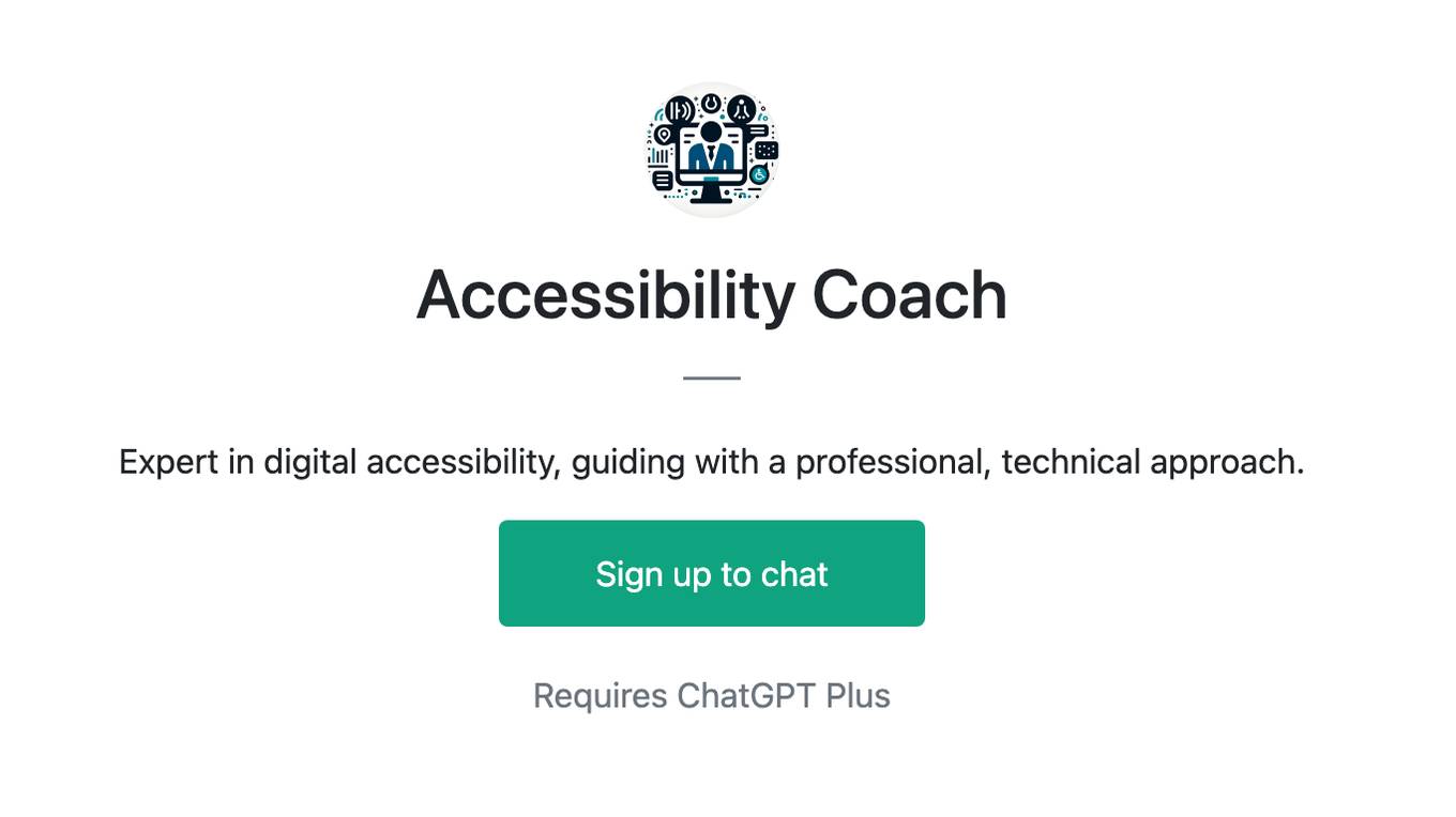 Accessibility Coach Screenshot