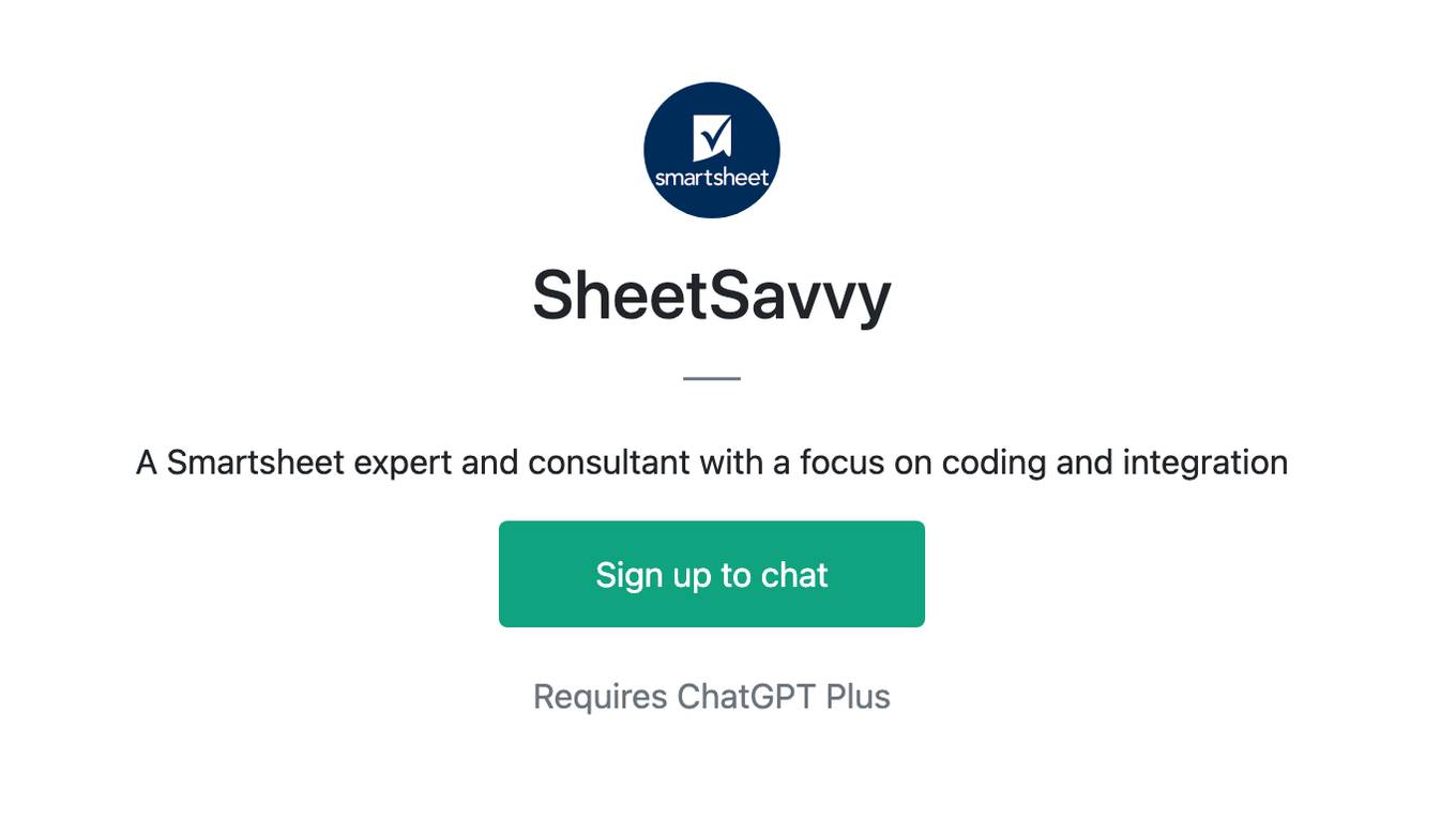 SheetSavvy Screenshot