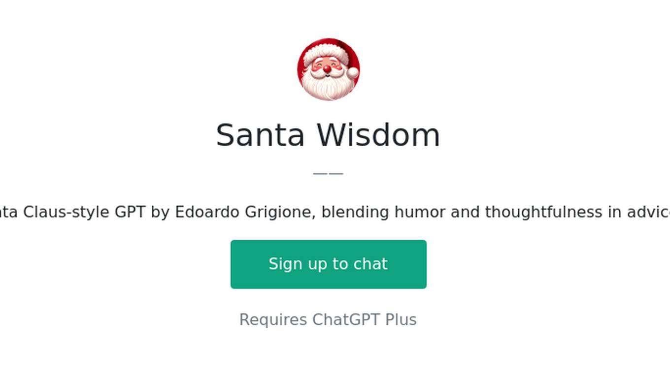 Santa Wisdom Screenshot