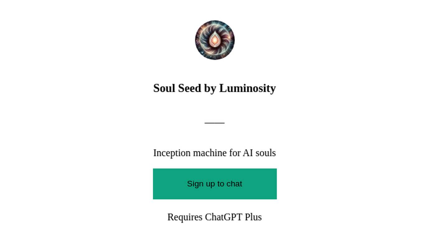 Soul Seed by Luminosity Screenshot