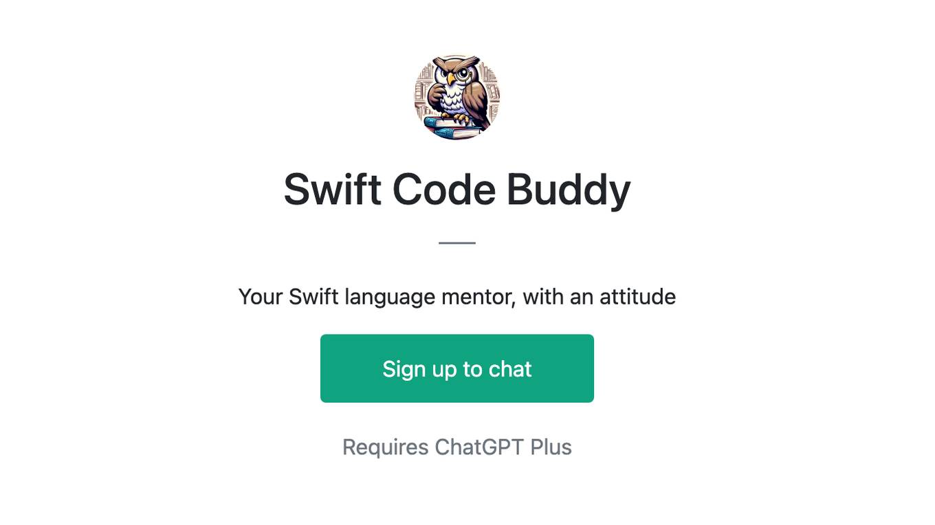 Swift Code Buddy Screenshot