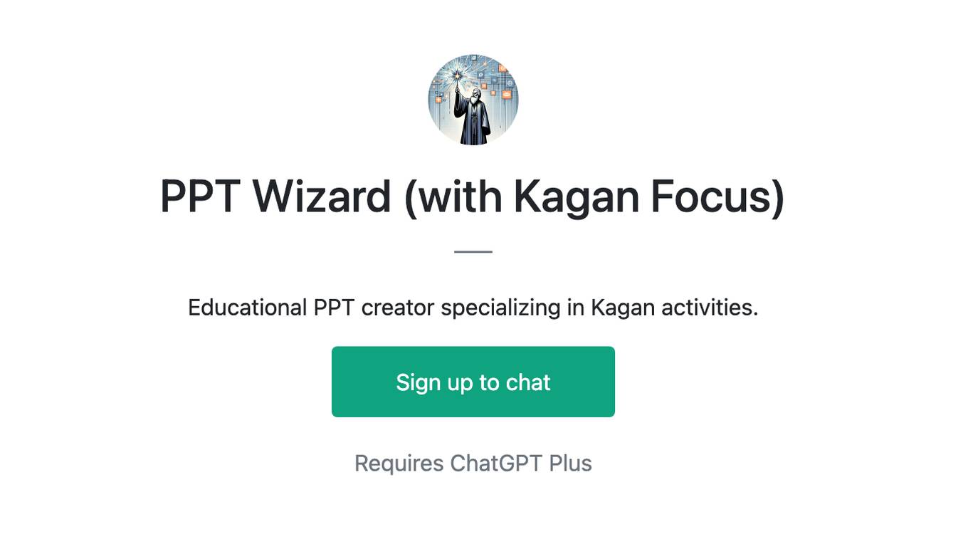 PPT Wizard (with Kagan Focus) Screenshot