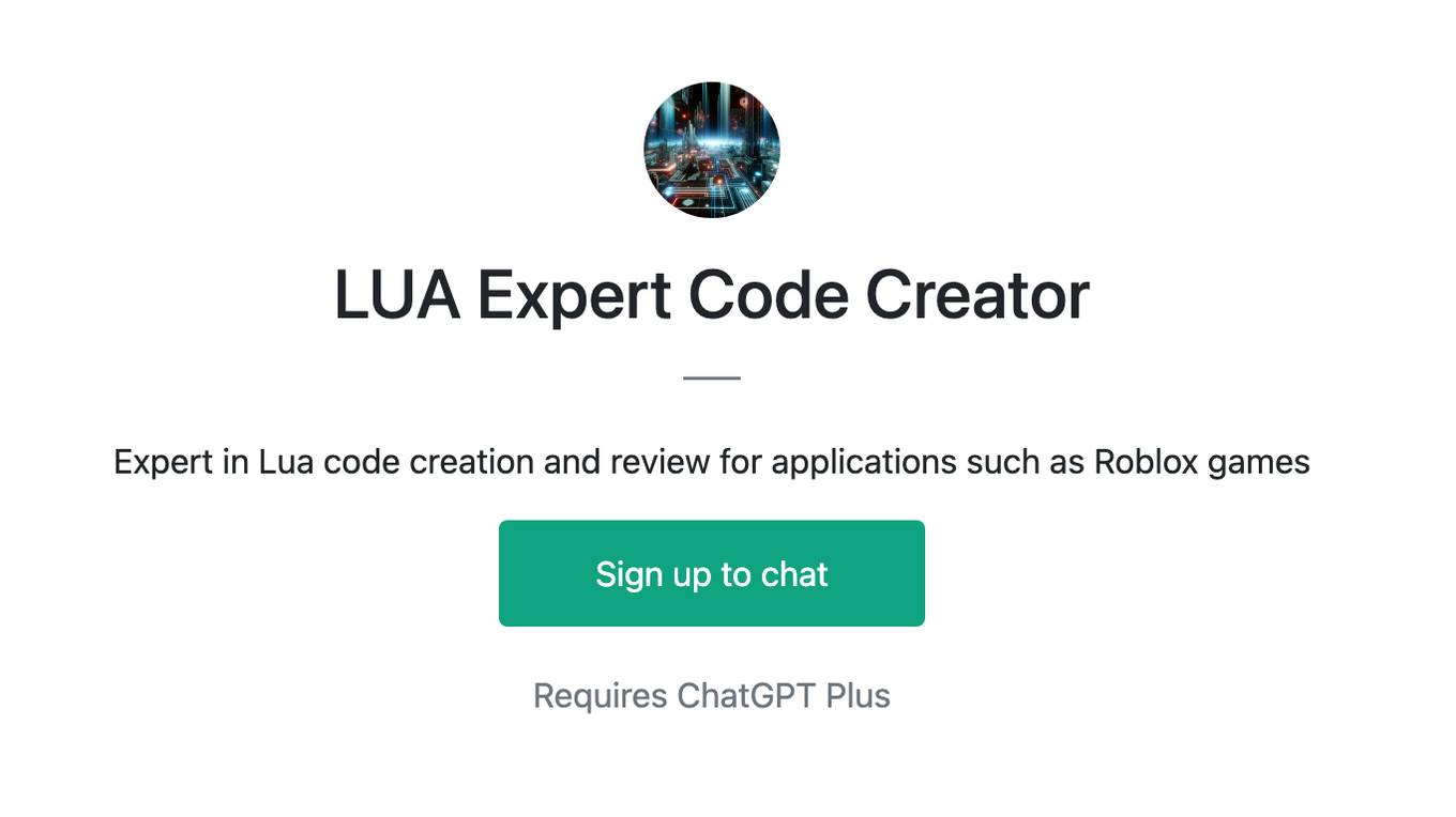 LUA Expert Code Creator Screenshot