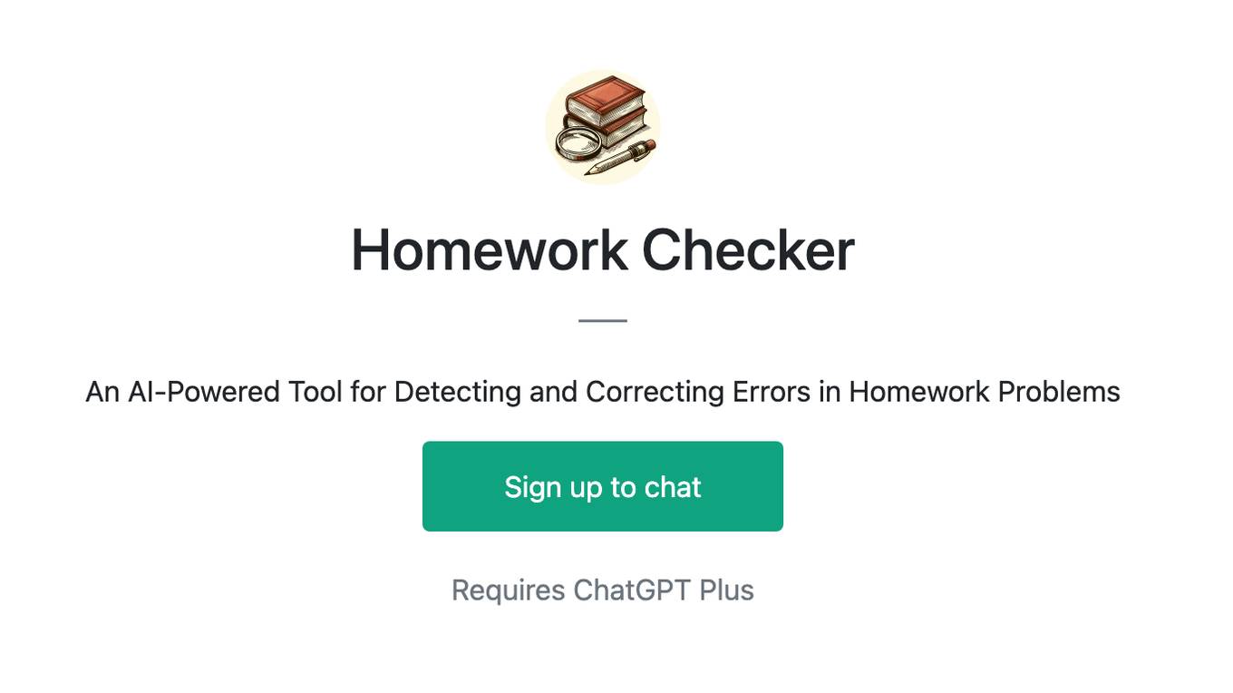 Homework Checker Screenshot