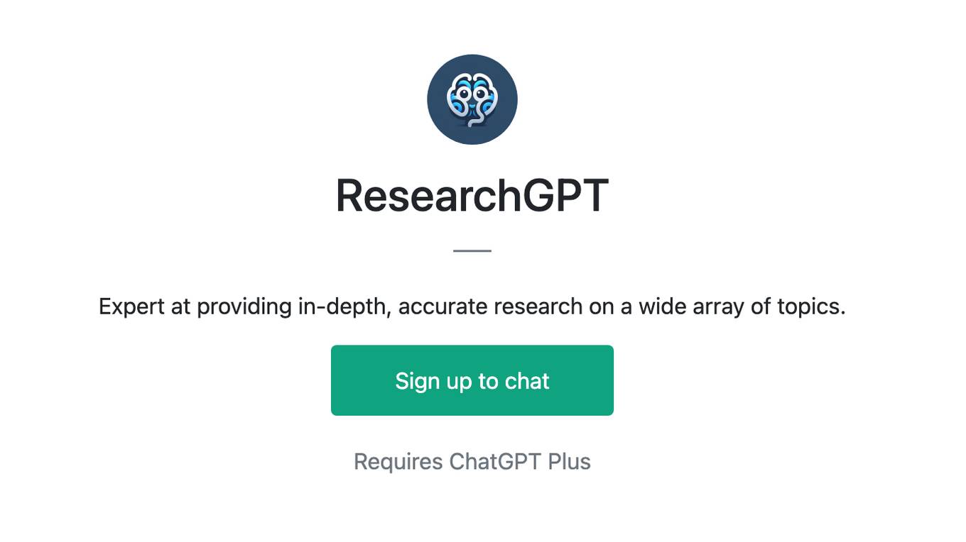 ResearchGPT Screenshot