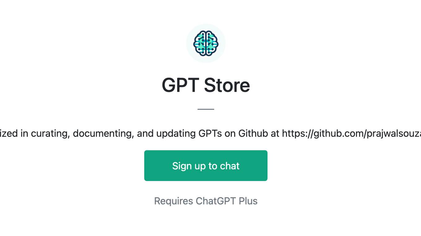 GPT Store Screenshot