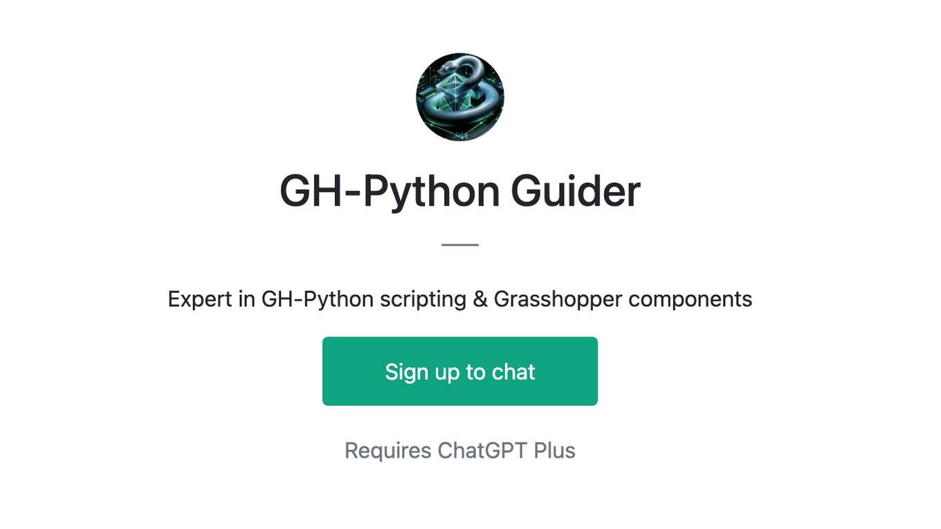 GH-Python Guider Screenshot