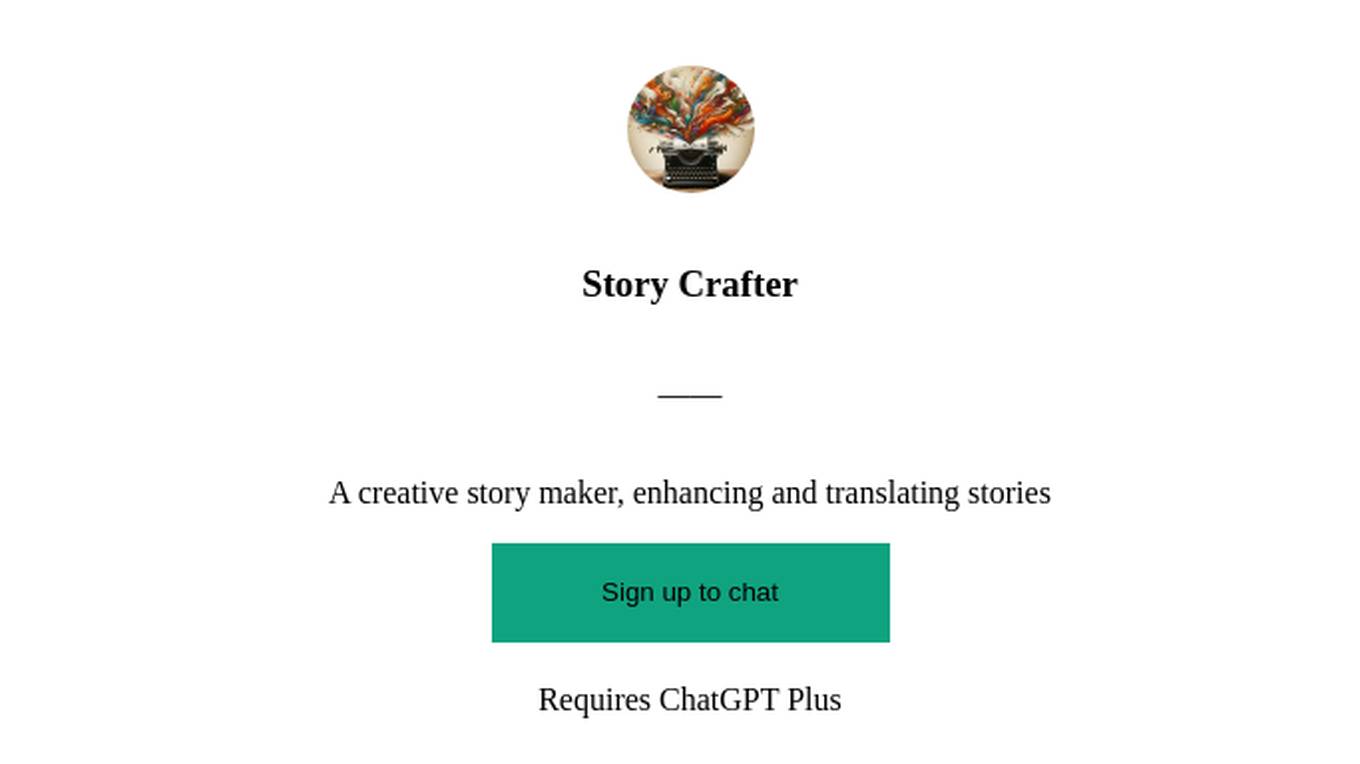 Story Crafter Screenshot