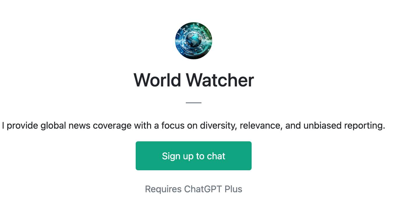 World Watcher Screenshot