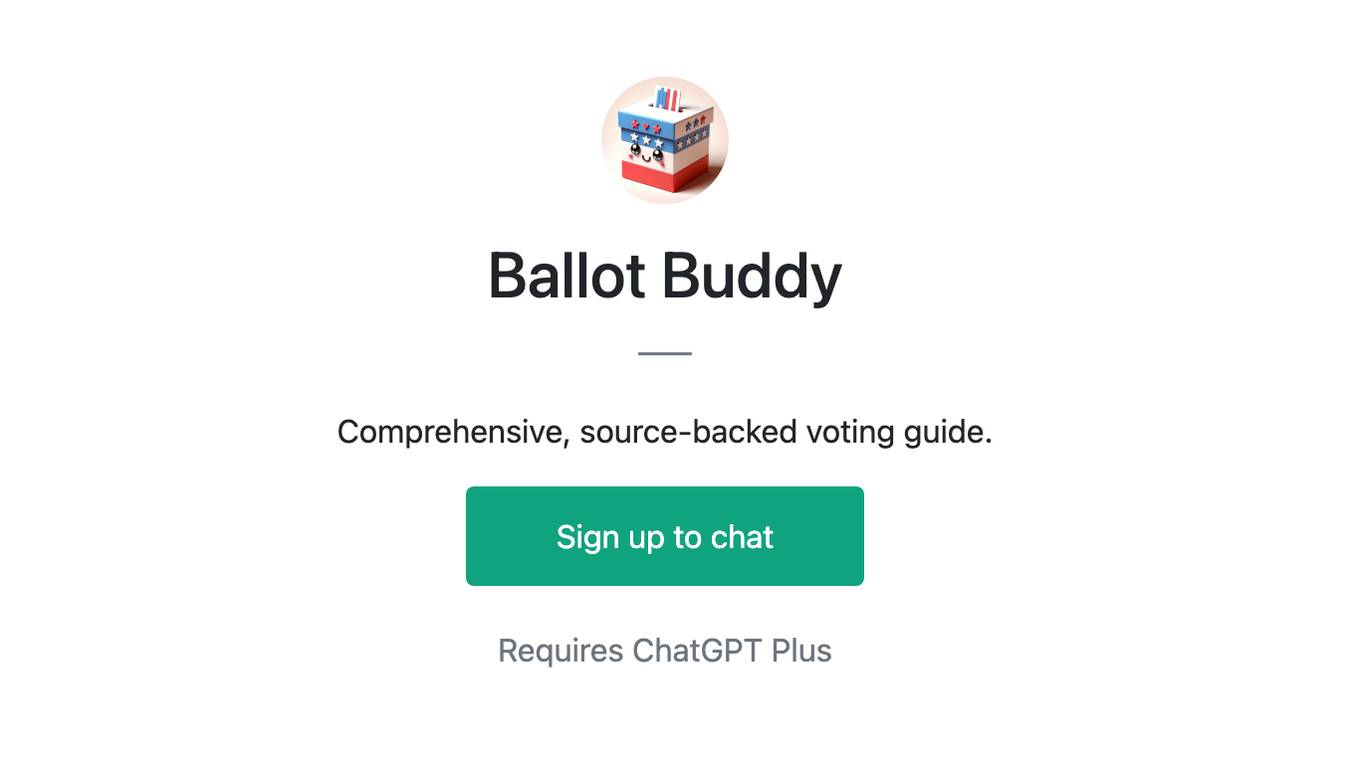 Ballot Buddy Screenshot