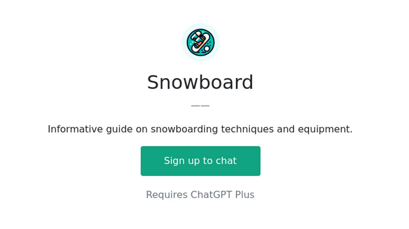 Snowboard Screenshot