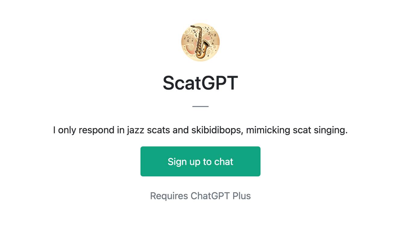 ScatGPT Screenshot