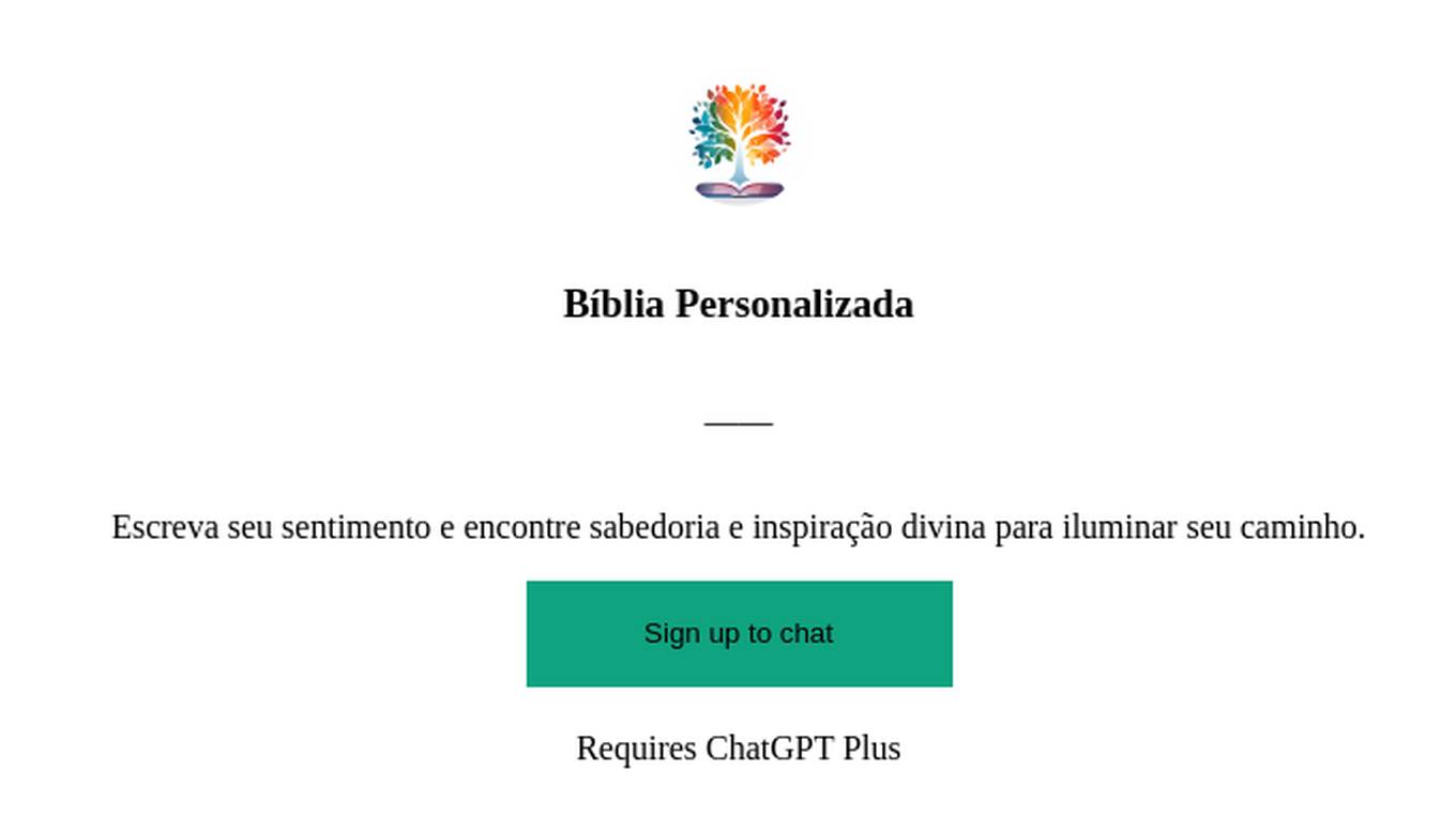 Bíblia Personalizada Screenshot