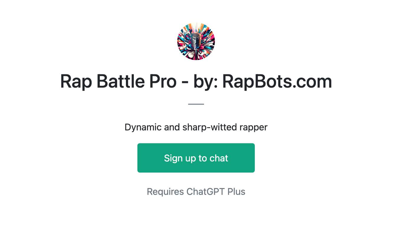 Rap Battle Pro - by: RapBots.com Screenshot