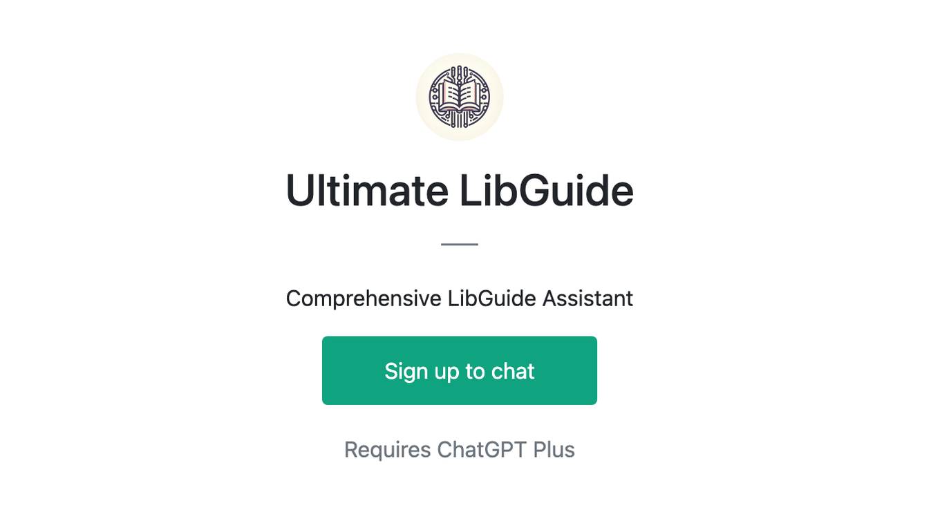 Ultimate LibGuide Screenshot