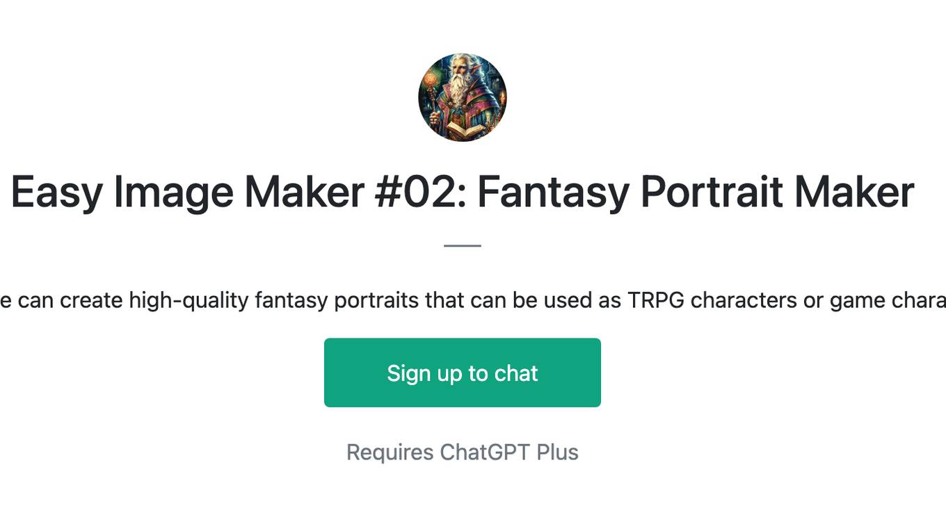 Easy Image Maker #02: Fantasy Portrait Maker Screenshot