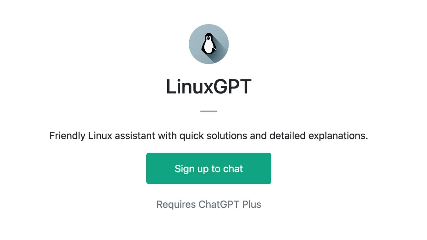 LinuxGPT Screenshot