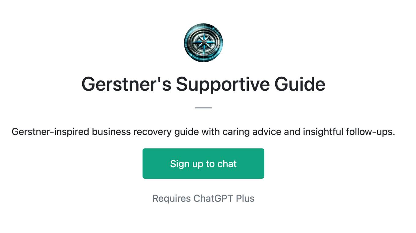 Gerstner's Supportive Guide Screenshot