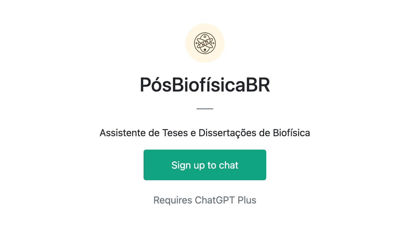 PósBiofísicaBR Screenshot