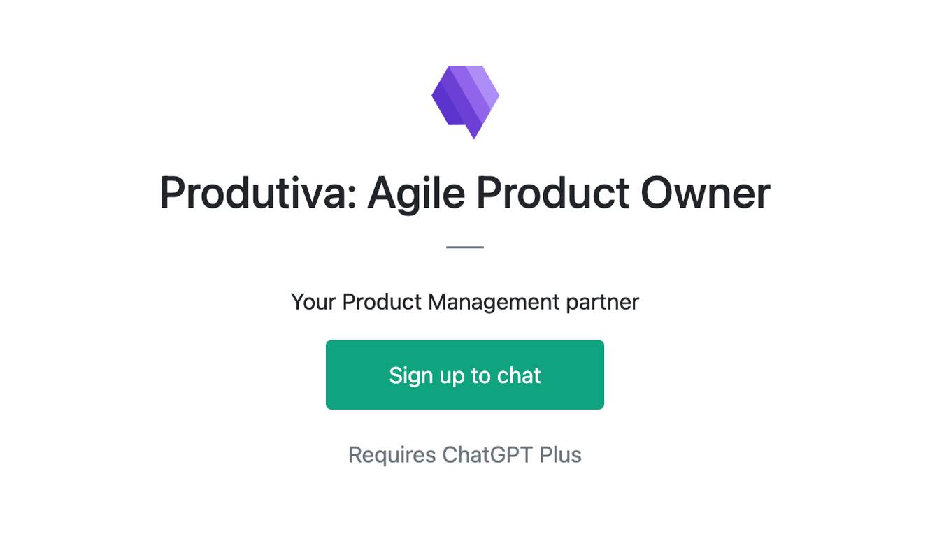 Produtiva: Agile Product Owner Screenshot