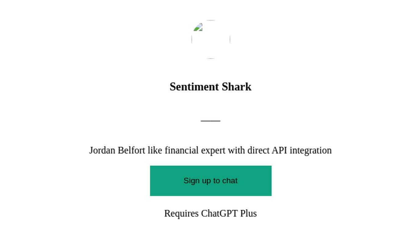 Sentiment Shark Screenshot