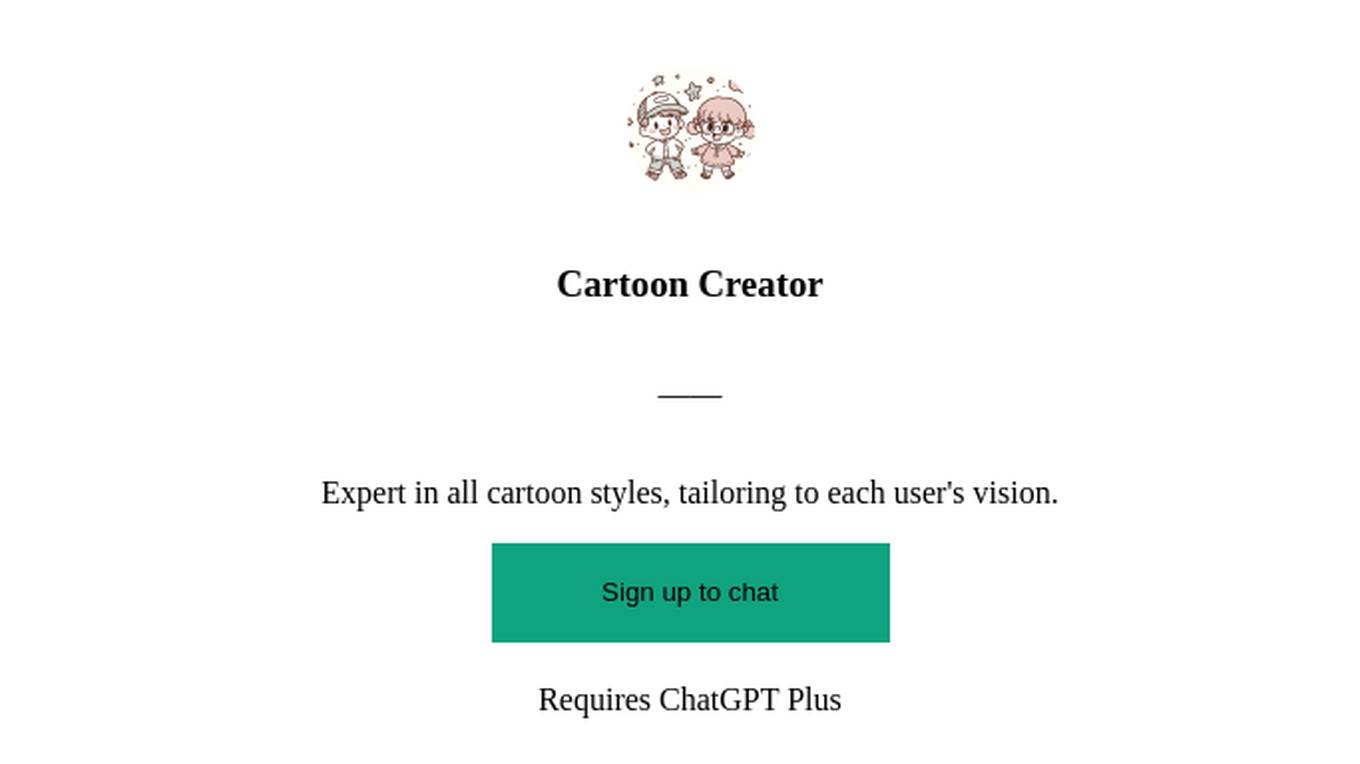 Cartoon Creator Screenshot