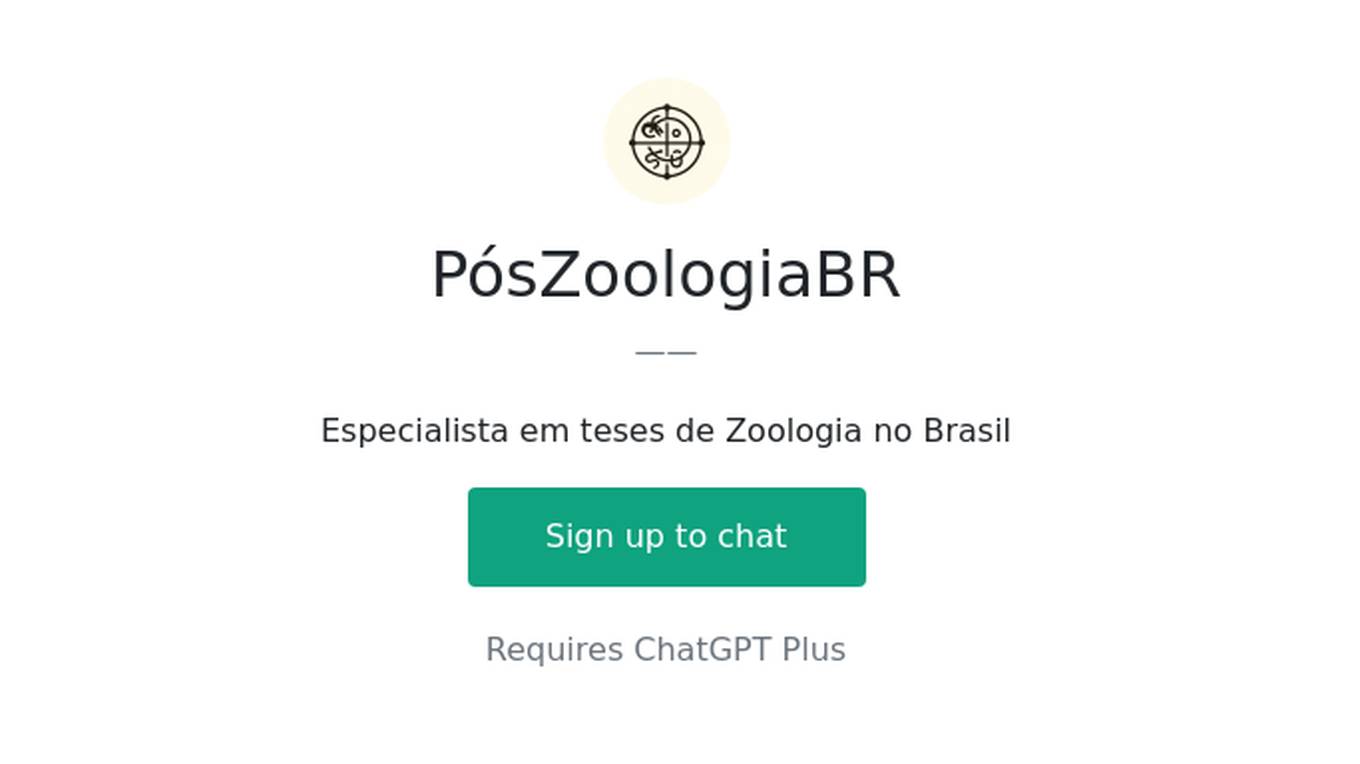 PósZoologiaBR Screenshot