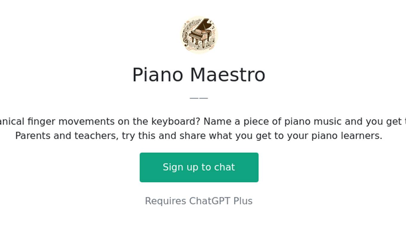 Piano Maestro Screenshot