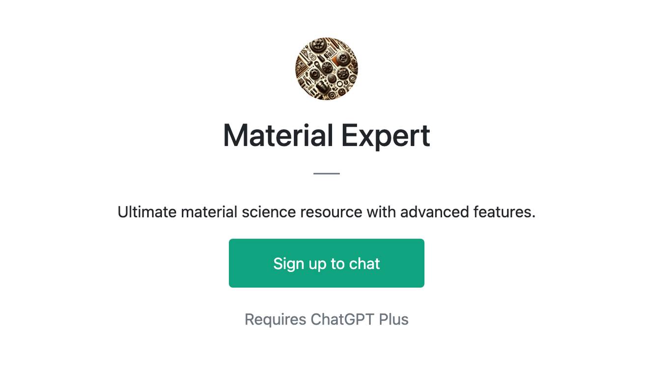 Material Expert Screenshot