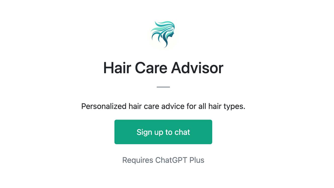 Hair Care Advisor Screenshot