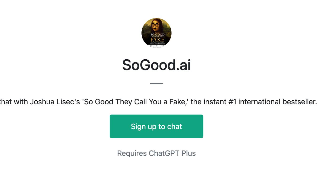 SoGood.ai Screenshot