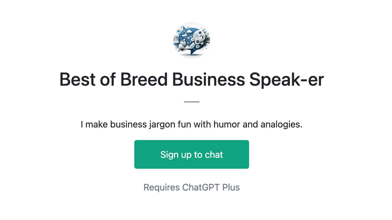 Best of Breed Business Speak-er Screenshot