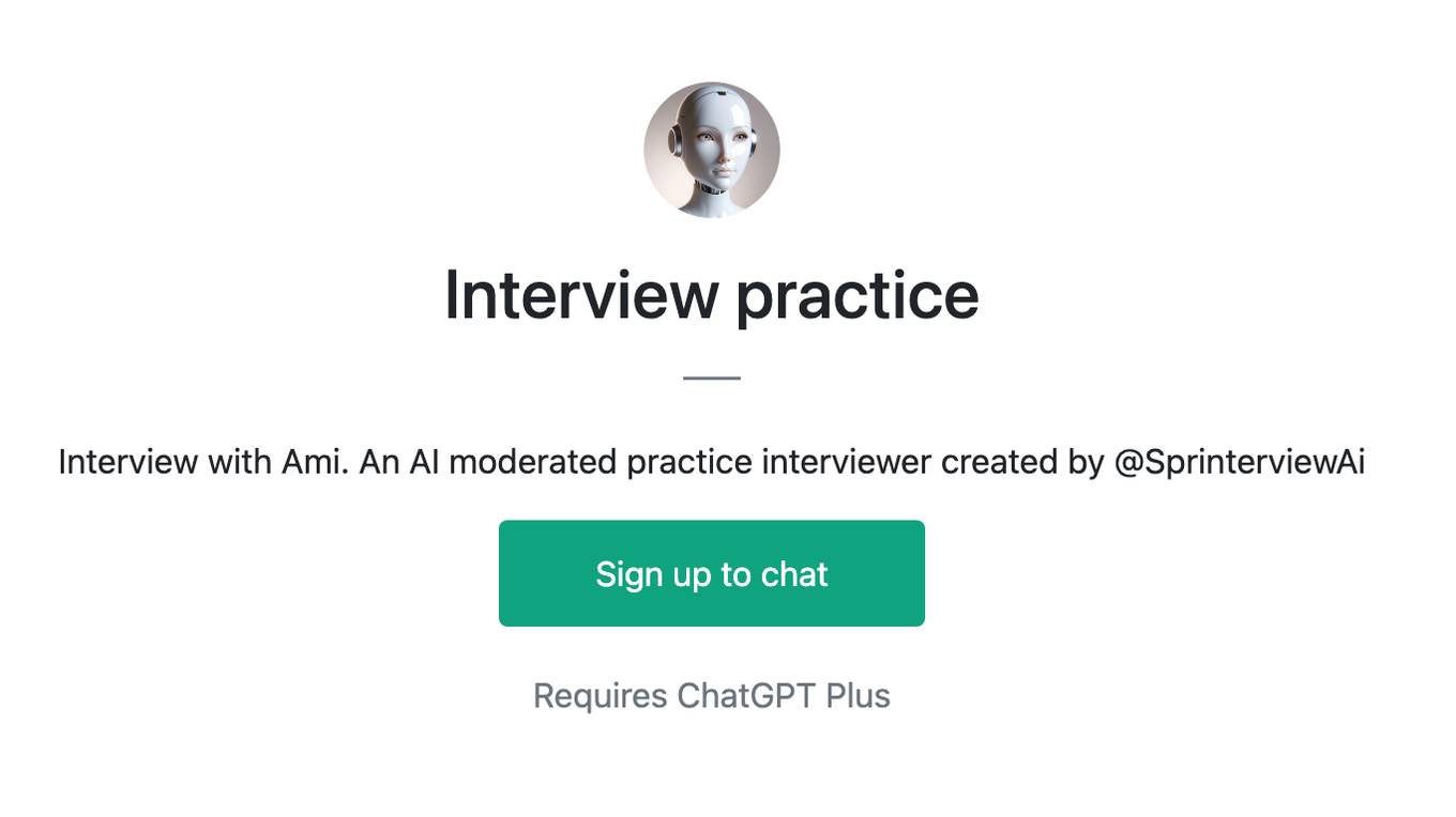 Interview practice Screenshot