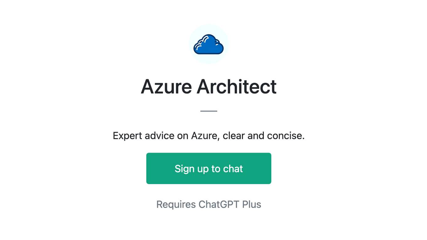 Azure Architect Screenshot