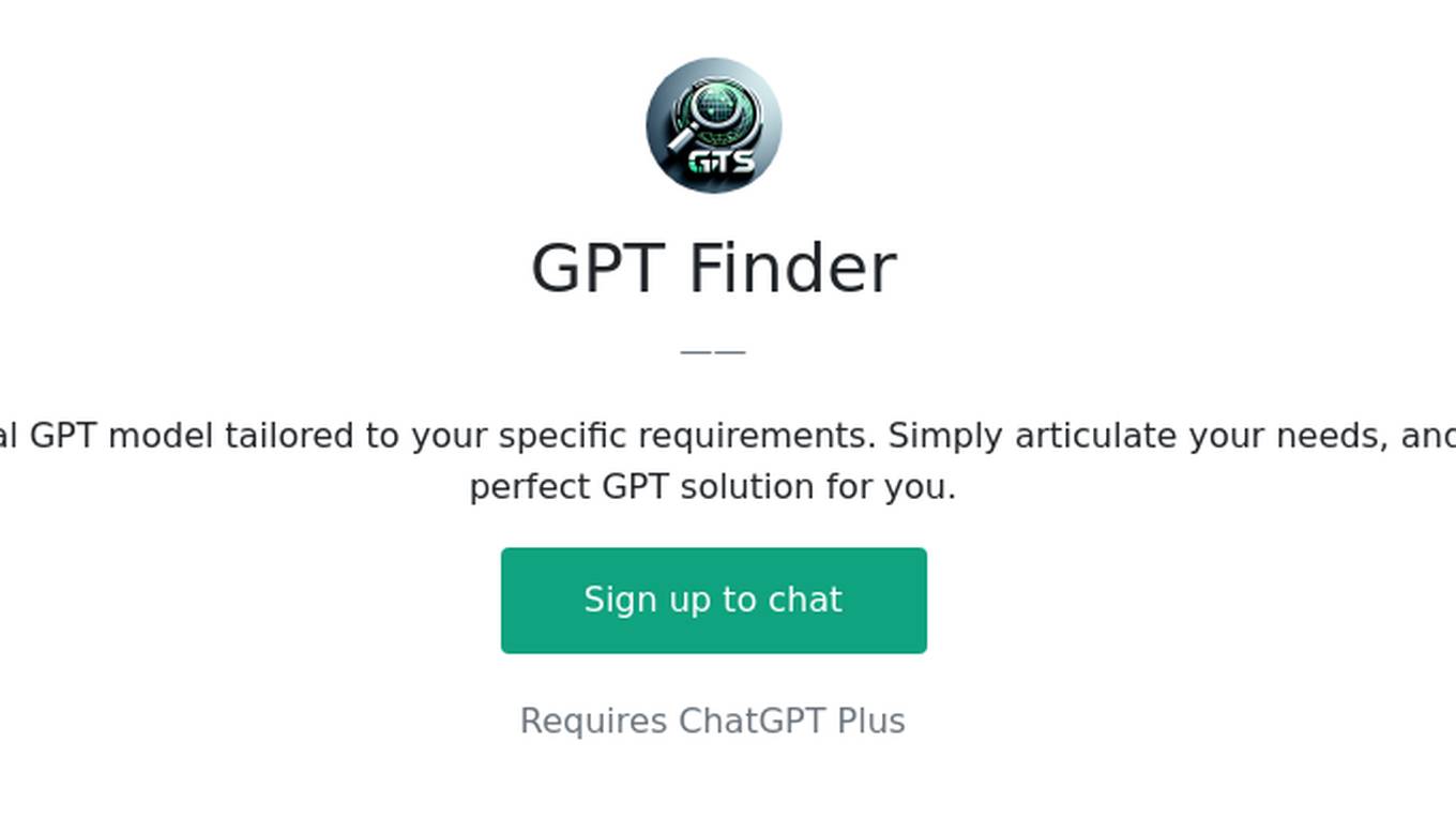 GPT Finder Screenshot