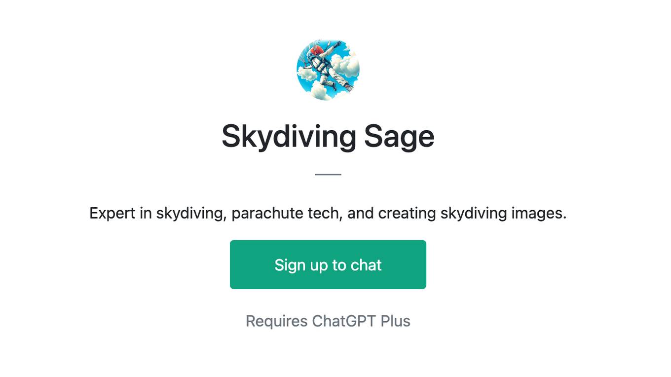 Skydiving Sage Screenshot