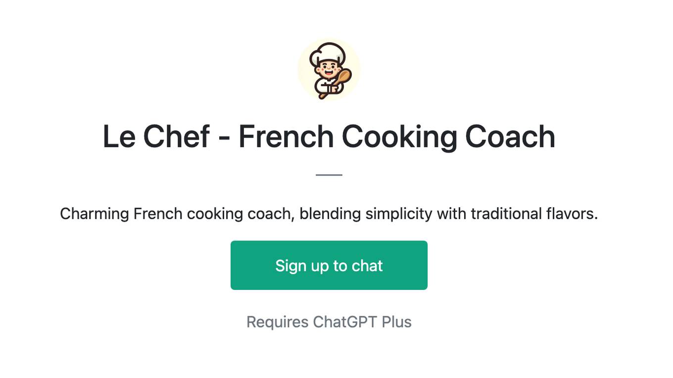 Le Chef - French Cooking Coach Screenshot