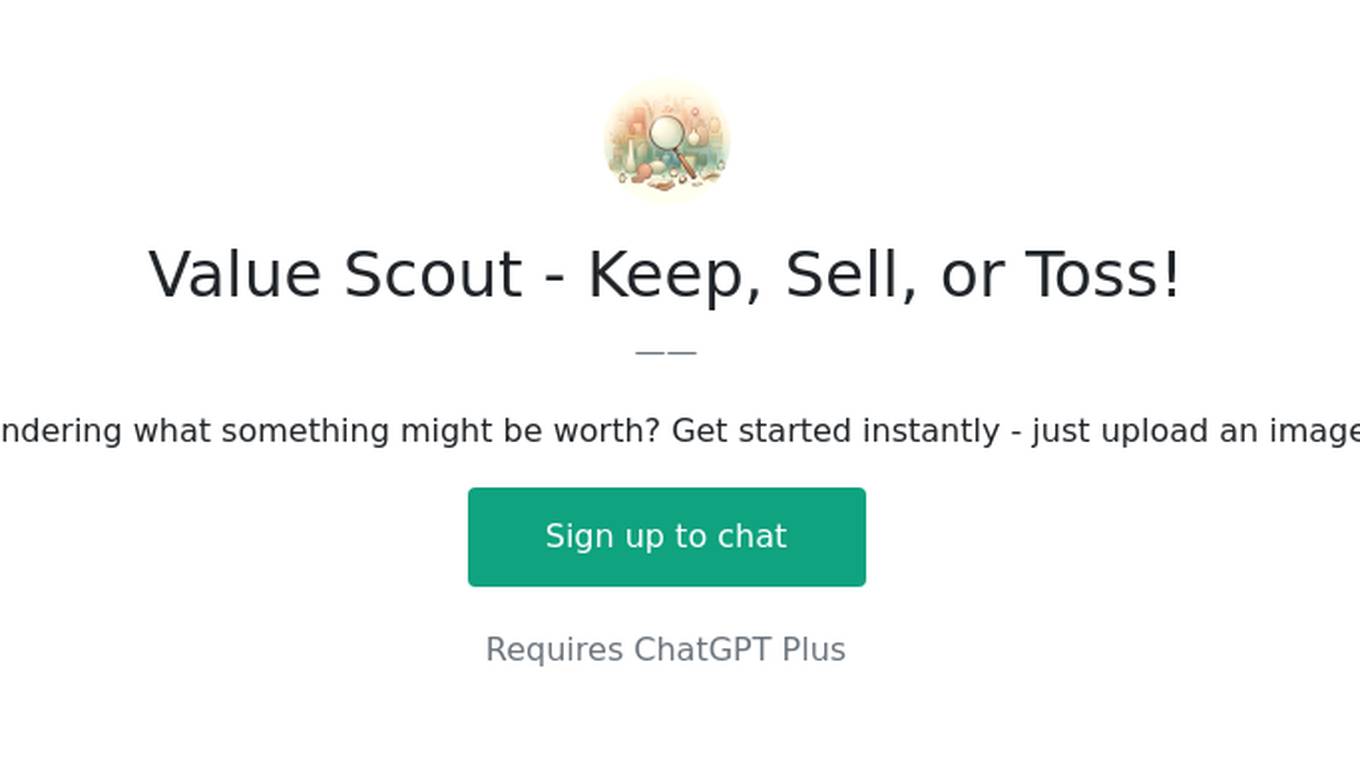 Value Scout - Keep, Sell, or Toss! Screenshot