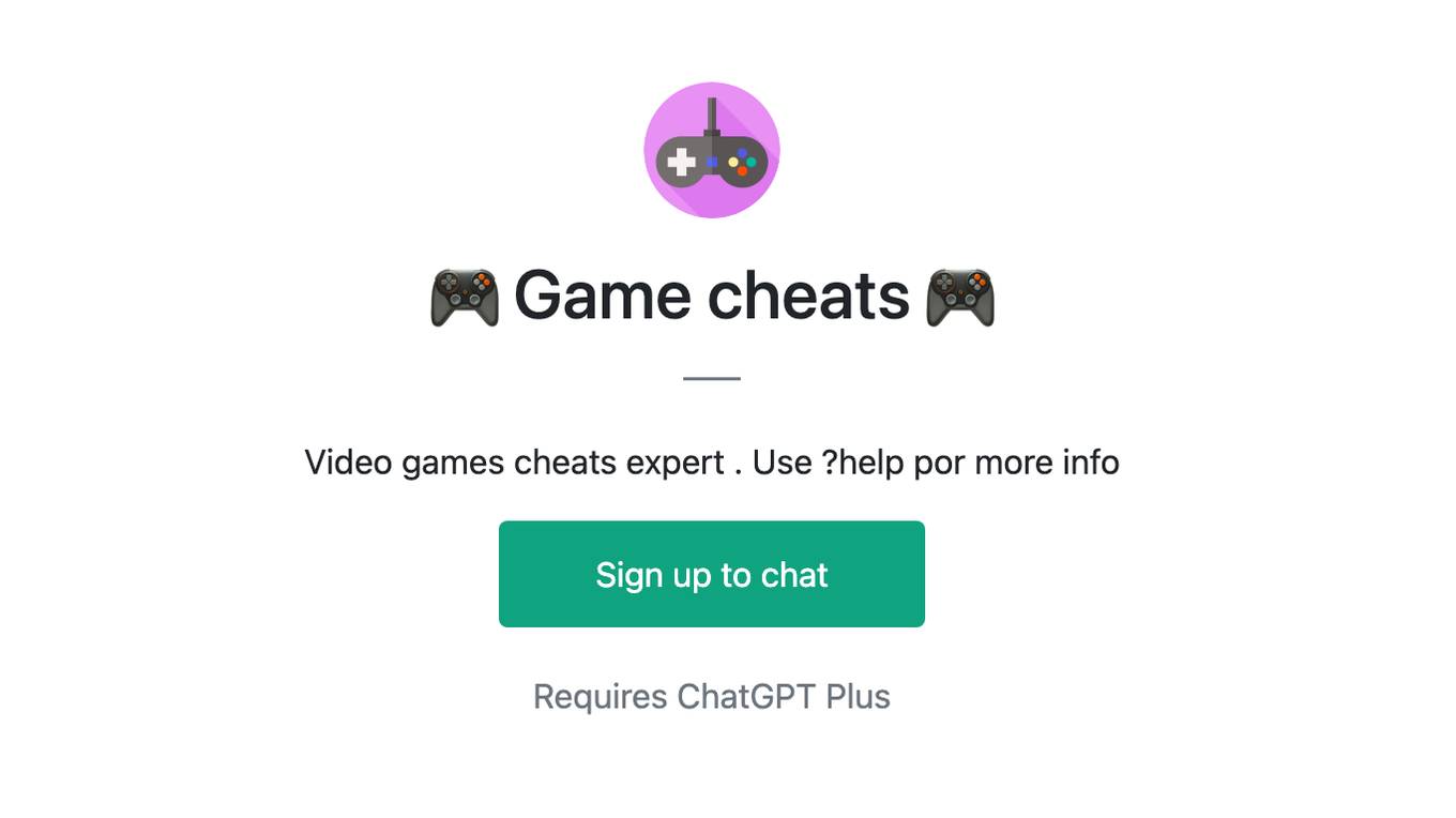 🎮 Game cheats  🎮 Screenshot