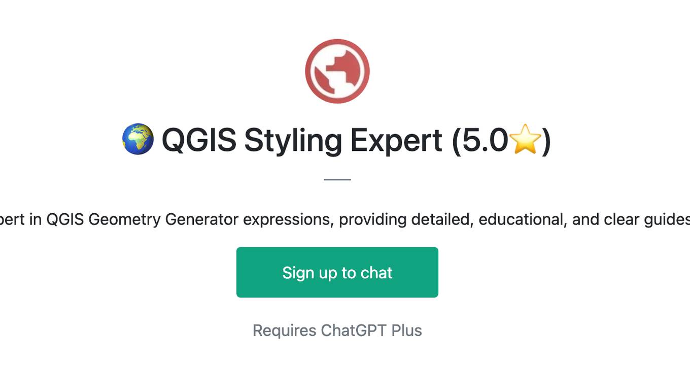 🌍 QGIS Styling Expert (5.0⭐) Screenshot