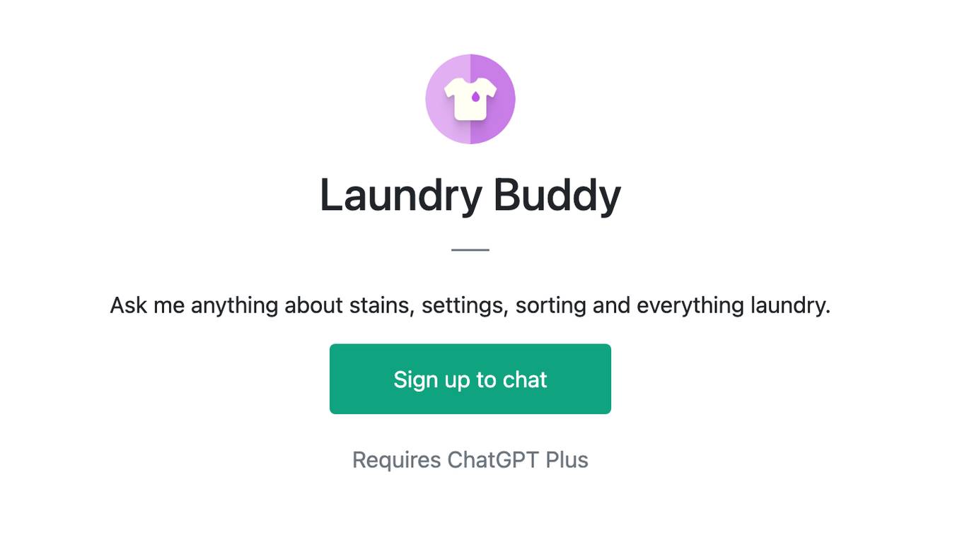 Laundry Buddy Screenshot