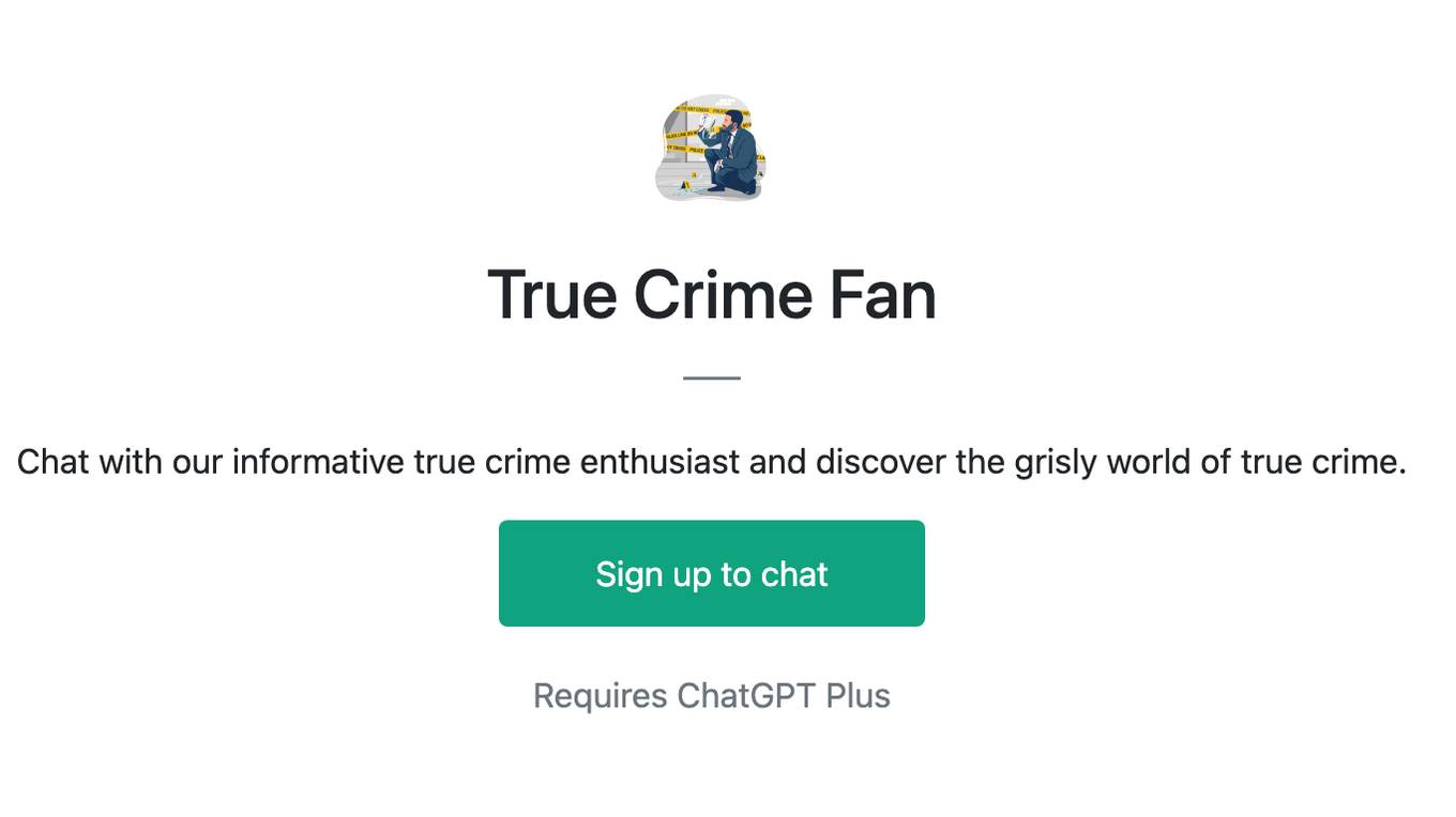 True Crime Fan Screenshot