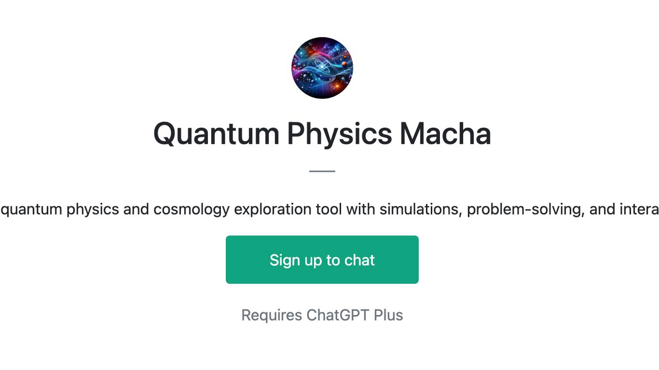 Quantum Physics Macha Screenshot